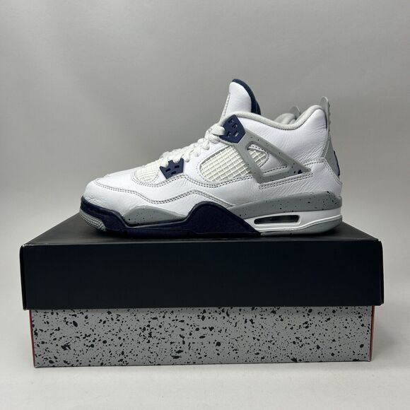 Nike Air Jordan 4 Retro GS “Midnight Navy” 2023 - Picture 6 of 7